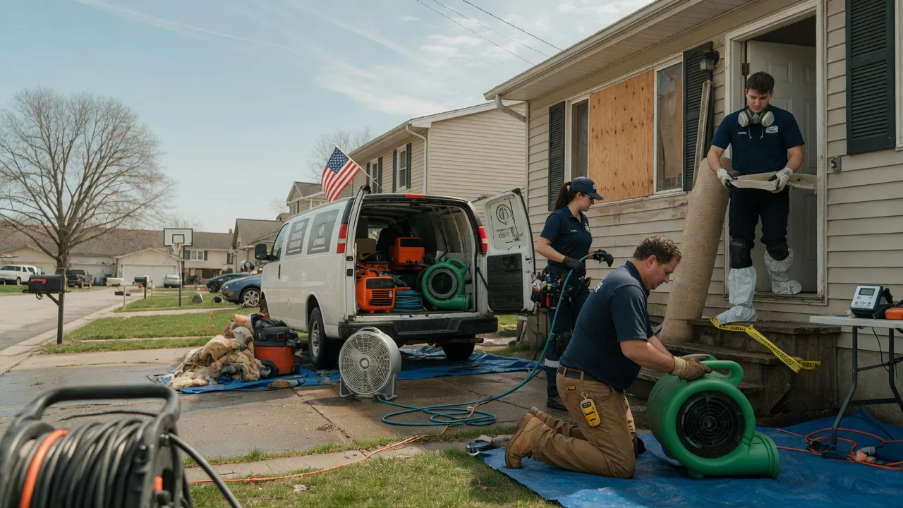 Water Damage Restoration in Manchester, IL near me
